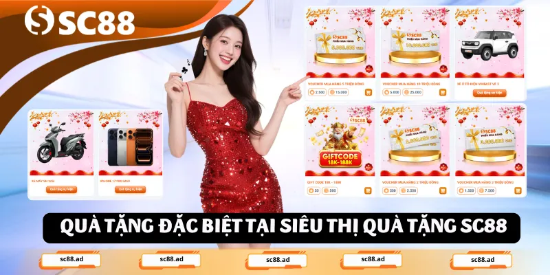 Siêu Thị Quà Tặng SC88: Tích Điểm Mỗi Ngày - Đổi Quà Khủng 2026 - ZONUPI