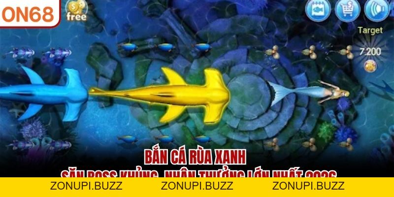Bắn Cá Rùa Xanh - Săn Boss Khủng, Nhận Thưởng Lớn Nhất 2026 - ZONUPI