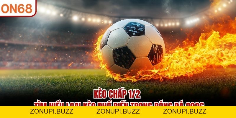 Kèo Chấp 1/2 – Tìm Hiểu Loại Kèo Phổ Biến Trong Bóng Đá 2026 - ZONUPI