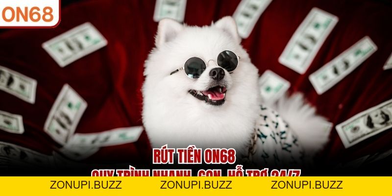 Rút Tiền ON68 - Quy Trình Bảo Mật, Hỗ Trợ Nhanh Gọn 24/7 - ZONUPI